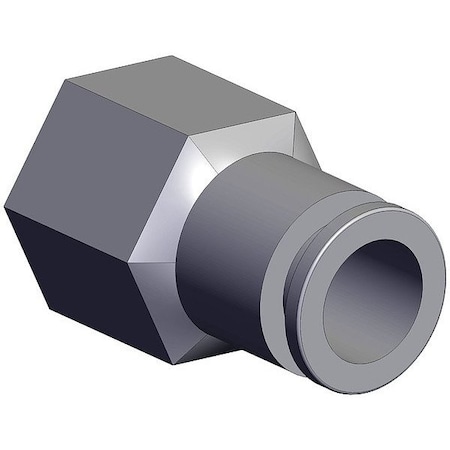 Smc Push-Fit Fitting, Straight KQG2F13-N04