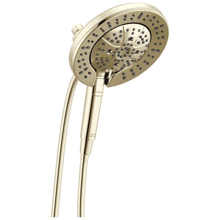 Delta Universal Showering Components 7-Setting In2Ition With Proclean In Lumicoat Polished Nickel 58651-PN-PR25