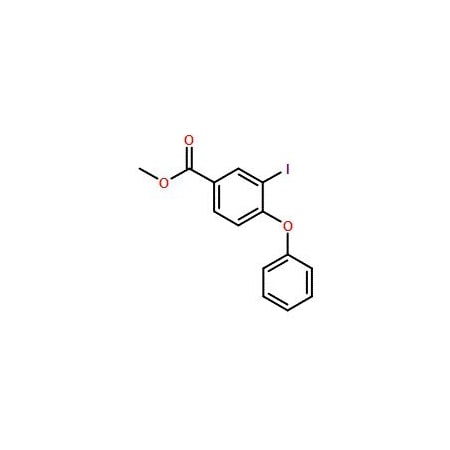Ak Scientific Methyl 3-iodo-4-phenoxybenzoate (10g), CAS 100725-29-9 7244AC-10g