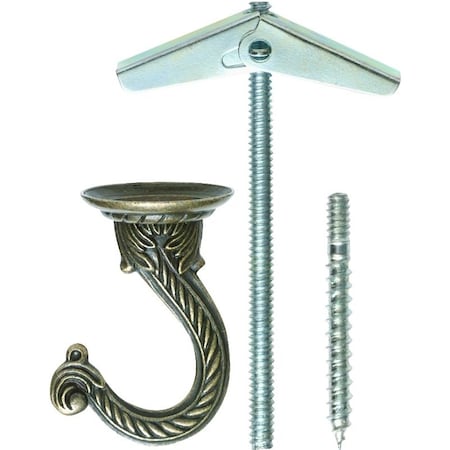 Ook Hook Swag Jumbo Ant Brs Plated 50332
