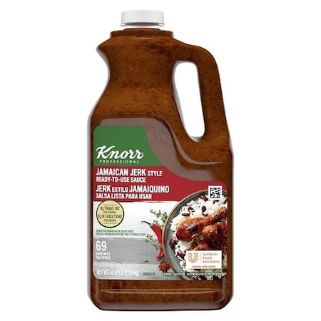 Knorr Professional Ready-to-Use Jamaican Jerk Sauce Jug, 0.5 gallon, 4PK 4800191667