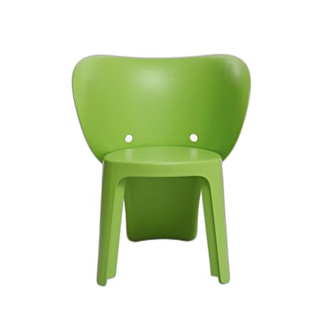 Homeroots Set Of Four Green Heavy Duty Plastic Juvenile Chairs, 4PK 554658