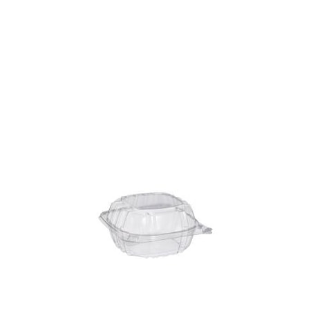 Heritage Bag Clearseal Hinged Sandwich Container 6" Clear 6 x 5-3/4 x 3 C57PST1