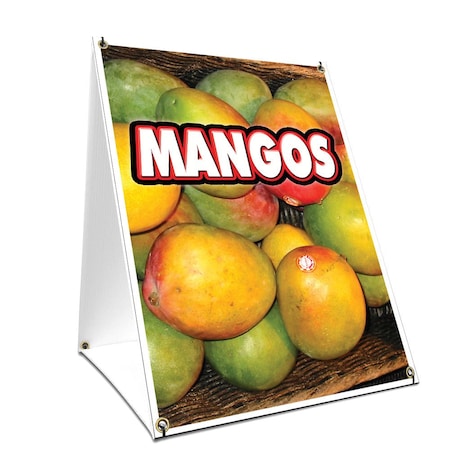 Signmission Mangos, 36 Inch x 24 Inch A-frame Yard Sign, Plastic Sign SBC-2436-Mangos