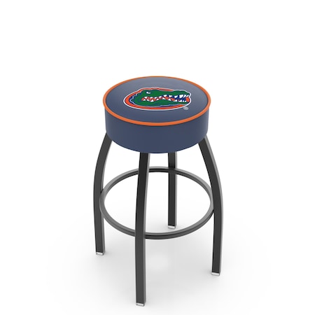 Holland Bar Stool Co 30" 4" Florida Cushion Seat, Blk Wrinkle Base Swivel Bar Stool L8B130FlorUn