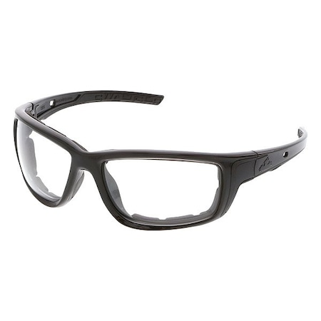Mcr Safety Swagger (SR5), Safety Glasses, Anti-Fog, Clear Lens, Charcoal Frame, Full-Frame, 1 PR SR510AF