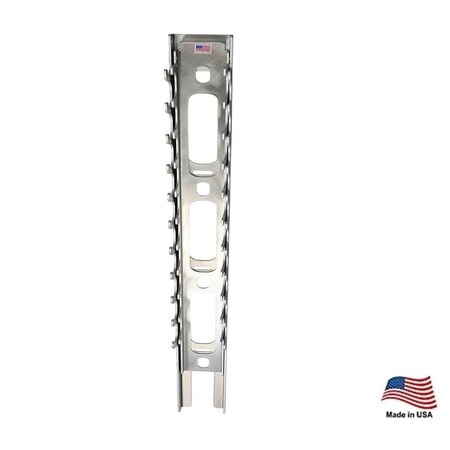 Mytee Products 48in Aluminum Locking Ratchet Binder Rack - Holds 11 Binders BR-AL-48