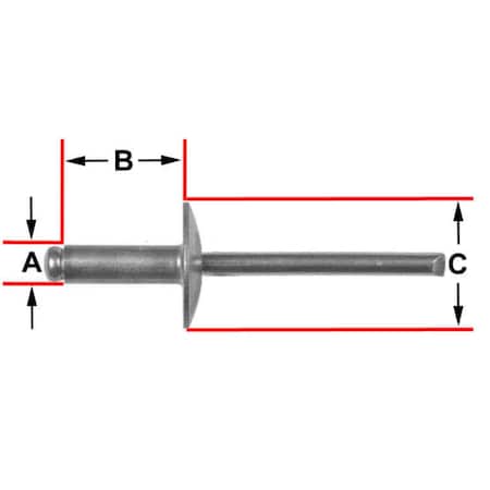 Disco Automotive Hardware 500/BAG-1/4'' HOLE SIZE-3/16''-1/4'' GR 10600B