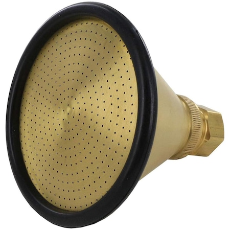 Dramm DRAMM 4"-dia. Brass Rose Waterbreaker&reg Nozzle 72540