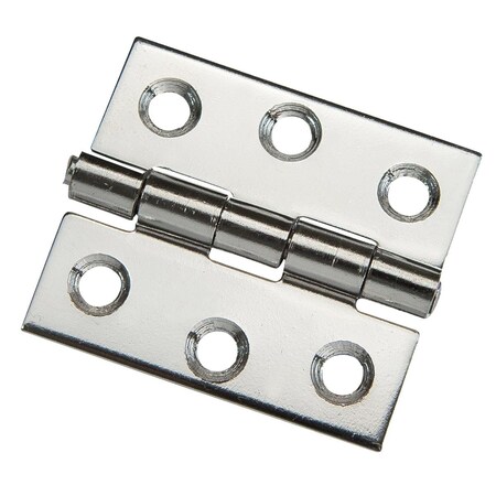 Whitecap S3415C 1.5 in. HD Stamped Stainless Steel Butt Hinge, Silver W7E-S3415C