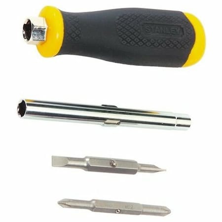 Stanley Screwdriver, 6 WAY SCRDRVR-CUSHION GRIP 68-012M