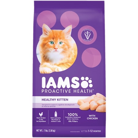 Iams Proactive Health 7 Lb. Chicken Flavor Dry Kitten Food 111250