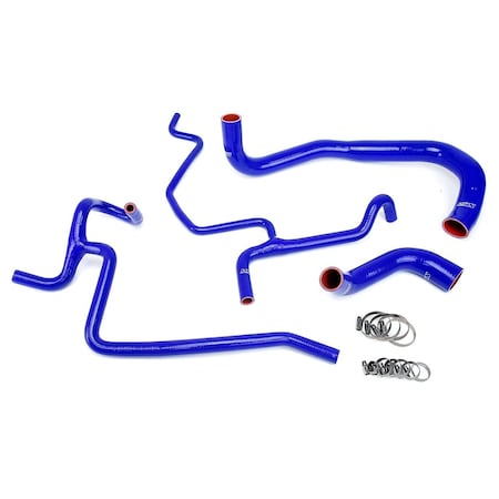 Hps Performance High Temp Reinforced Silicone Radiator and Heater Coolant Hose Kit, Blue,  57-1645-BLUE