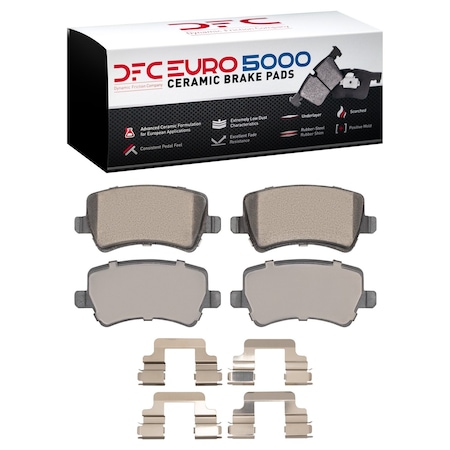 Dfc 5000 Euro Ceramic Disc Brake Pad Set,  1600-1307-02