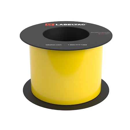 Labeltac High Performance 10-Year Vinyl Supply 4in x 75ft LT9, Yellow LT401HP-C