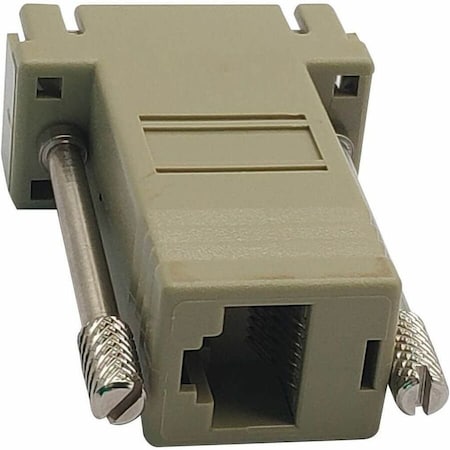 Tripp Lite Tripp Lite by Eaton B090-A9F Modular Adapter - 1 x 9-pin DB-9 Serial Female - 1 x RJ-45 Network Female - Beige B090-A9F
