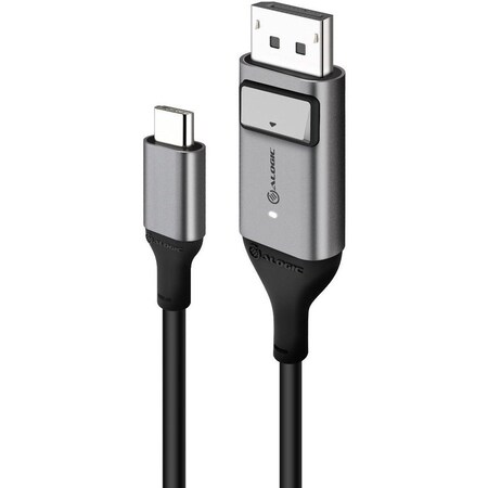 Alogic 1M ULTRA USB-C (MALE) TO DP (MALE) CABLE - 4K @60HZ W ULCDP01-SGR