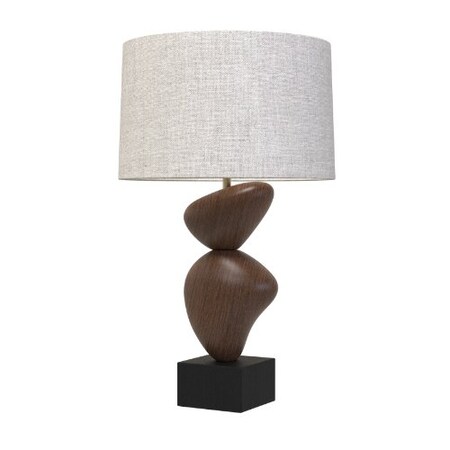 Troy Lighting Lendark 1 Light Table Lamp by Chandler McLellan, Bronze, 17.25 In x 29.5 In PTL5230-BRZ