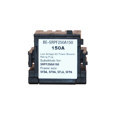 Brah Electric , replacement Spectra rating plugs rated for 150A, 250A sensor - SFDA, SFHA, SFLA, SFPA BE-SRPF250A150
