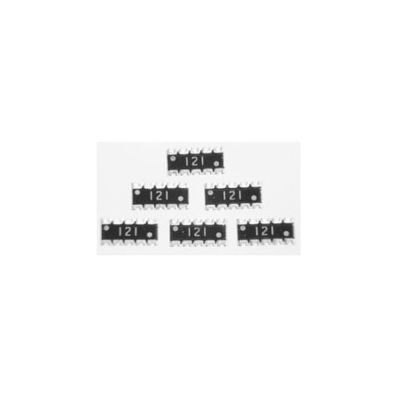 Stackpole RESISTOR ARRAY, 1 Kohm, 5%, 0603x4, CONCAVE - Chip Resistor Array - Concave RACF164DJT1K00