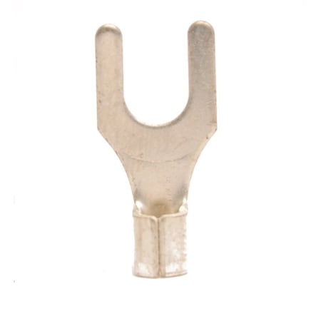 Hillsdale Terminal Fork Terminal, 1/4 in Stud Size, 14 AWG, 600 V, 1000 PK 10165