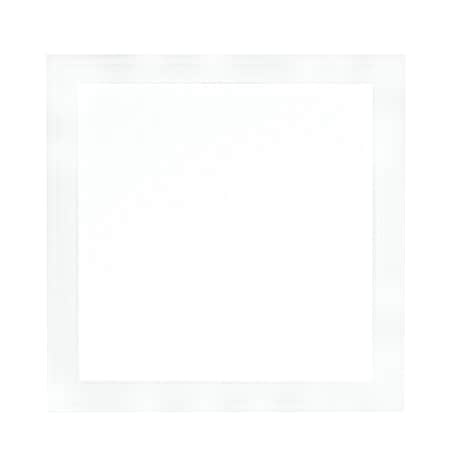 Gt-Lite 1'x1' Square 1300 Lumen LED Flat Panel, Wht/Nickel, Flush Mount, 5 CCT Dimmable, CRI 80, E26 Adapter GT-F11WN-4PK