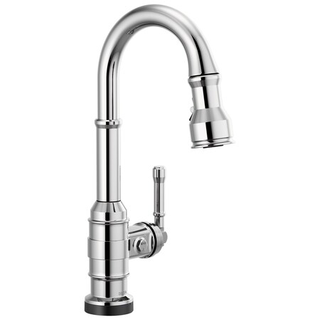 Delta Single Handle Pull-Down Bar/Prep Faucet With Touch2O Technology 9990T-DST