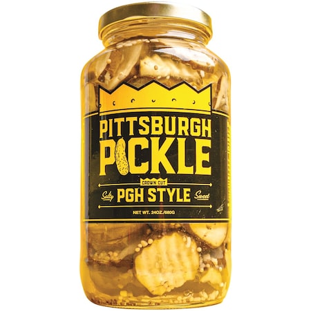 Pittsburgh Pickle Co PGH Style 24 Oz. Pickle Chips Pittsburgh Style