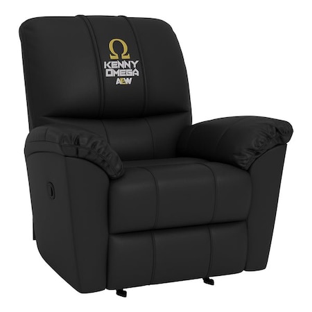 Dreamseat Rocker Recliner with AEW Kenny Omega Logo XZ52031CDRRBLK-PSAEW0012