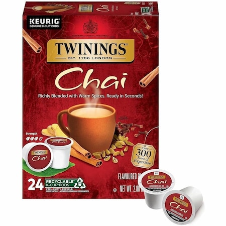 Twinings Of London KCUP, TEA, CHAI, TWINING, 24PK 9954