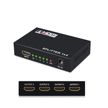 Sanoxy 4x1 HDMI 1 in 4 out Splitter SANOXY-HDMI-SPLT-1X4