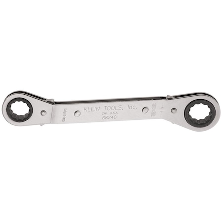 Klein Tools Reversible Ratcheting Box Wrench, 5/8 x 11/16-Inch 68240