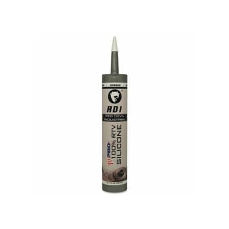 Red Devil 100% Silicone Architectural Grade RTV Sealant, 9.8 fl oz Cartridge, Gray, 12PK 630-0816/5I
