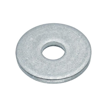 Zoro Select Flat Washer, For Screw Size #1 , Aluminum Plain Finish, 5 PK WASB#1WAL