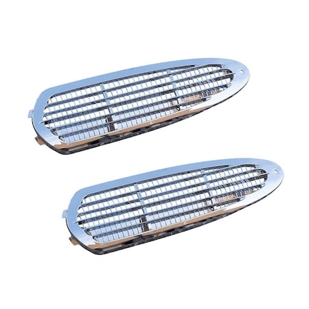 Mytee Products Upper Intake Grille Air Vent for 2002-2018 Freightliner M2 100 Semi Truck, 2PK GRILLE-AIV-M2-0218x2