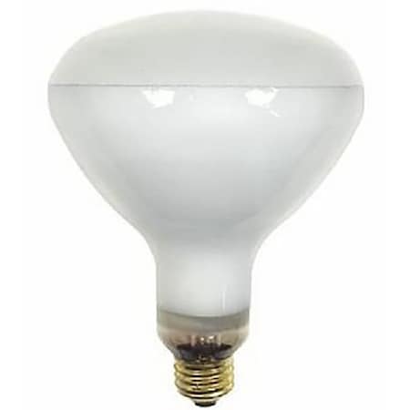 Ge Heat Bulb, 125 W, R40 Lamp, E26 Medium Lamp Base, 1400 Lumens, 2500 K Color Temp, Warm White Light 48069