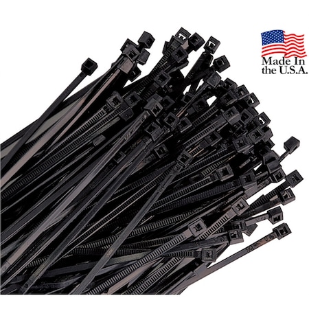 K-Tool International Cable Zip Tie 24 In. Black, 50PK AR-24-175-0-L