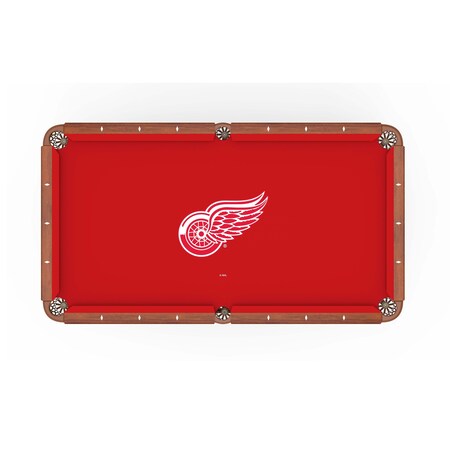Holland Bar Stool Co 8 Ft. Detroit Red Wings Pool Table Cloth PCL8DetRed