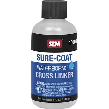 Sem Sure-Coat Cross Linker, 4 oz Can, Clear, Liquid 16004