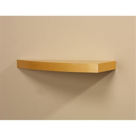 D2D Technologies Wood Shelving Grande Beech Curved Shelf - Beech - 10 x 24 x 1 .75 in. D23034578