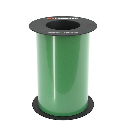 Labeltac Safety Grade Reflective Label Supply 8in x 75ft LT9, Green LT805SGRF-C