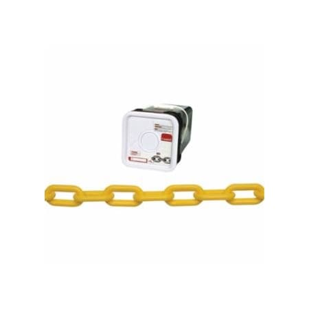 Campbell Plastic Chain, Trade Size 8, Decorative Non-Load Bearing, Yellow, 138PK 193-0990836