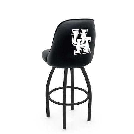 Holland Bar Stool Co Logo Grizzly Houston 36 in. Swivel Bar Stool with Black Wrinkle Finish L048