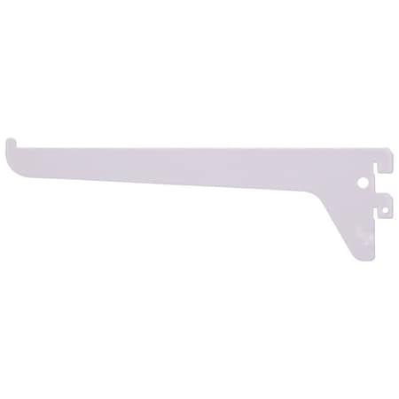 Prosource Single and Utility Shelf Bracket, 62 lb/Pair, 8 in L, 2-1/2 in H, Steel, White 25333PHL-PS
