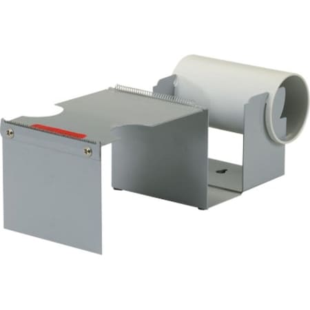 Partners Brand Industrial Metal Label Protection Tape Dispenser, 4", Gray, 1/Each TDLAB4ML