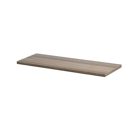 Dolle Lite 0.75 in. H X 31.5 in. W X 9.8 in. D Driftwood Particle Board Shelf Board 55343