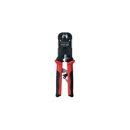 Cable Wholesale Crimp Tool for Simply45 Brand Pass Through UTP & STP(Internal Ground) RJ45 Modular Plugs S45-C100
