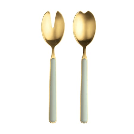 Mepra Fantasia Ice Gold Salad Serving Set - 2 Pieces - Sage 10S622122OI