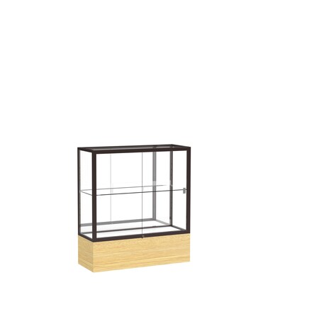 Ghent Counter Display Case 36x40x14, Mirror, Bronze 2281MB-BZ-LV