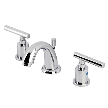 Kingston Brass Widespread Bathroom Faucet with Pop-Up Drain, Polished Chrome KB8911CML